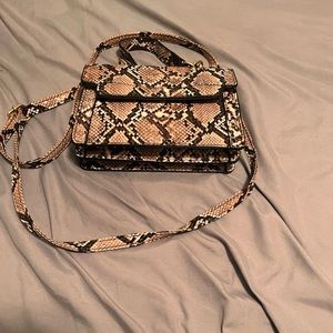 Snake skin purse